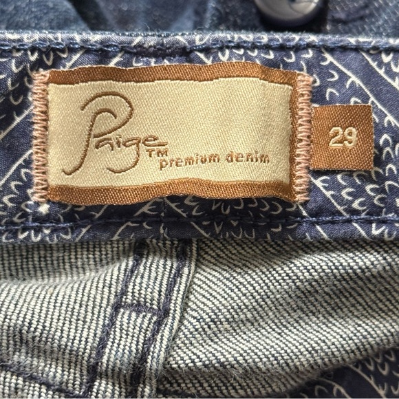 Paige Premium Denim Calabasas Super Low Rise Flare Jeans for Women - Picture 14 of 16